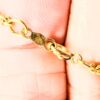 Vintage 24-Inch 1/20 12K Gold Chain Necklace | Hand-Painted Chinese Porcelain Pendant | Elegant Oriental Jewelry - Image 7
