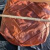 Vintage Moroccan Leather Ottoman - ZigZag Design / Vintage Brown Leather Pouf / Boho Living Room Decor / Handcrafted - Image 3