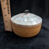 Wooden Round Box with Mother of Pearl Lid / 5" Decorative Trinket Box / Rustic Boho Storage / Natural Wood and Shell Accent Box - Image 9