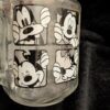 Disney Pair of Mickey & Goofy Mason Jar Glass Mugs with Lids / Vintage Disney Drinkware / Retro Character Mason Jars / Collectible Glass Cup - Image 5