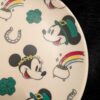 Set of 4 Disney Mickey & Minnie St. Patrick’s Day Plates / 6" Luck of the Irish Bamboo Fibre Plates / Holiday Tableware / Disney Collectible - Image 6