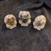 See No Evil, Hear No Evil, Speak No Evil Sets / Choice of Ceramic Turtles, Metal Monkeys, or Hand-Carved Wooden Monkeys or Gorillas - Image 4