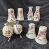 Vintage Porcelain Salt and Pepper Shakers | Rose and Anniversary Designs | Choose Your Set | Elegant Table Decor - Image 10