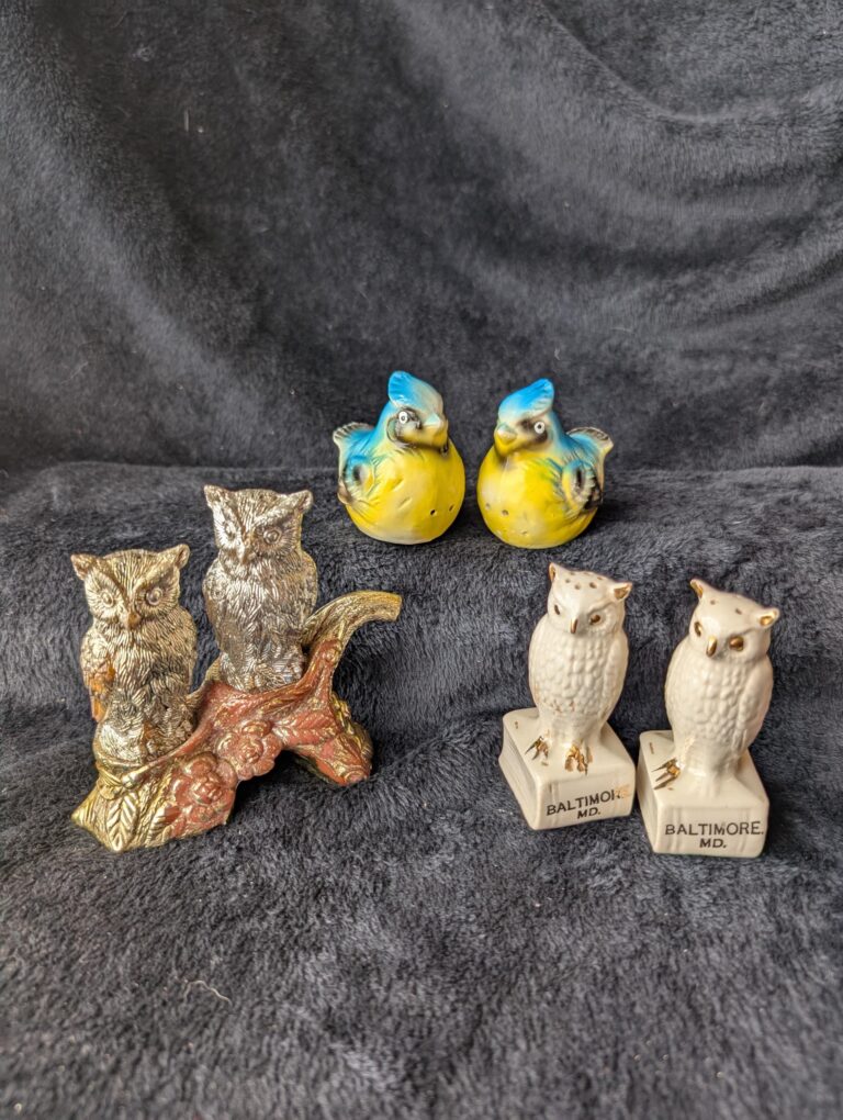 Vintage Owl and Bird Salt and Pepper Shakers | Choose Your Set | Mid-Century Kitchen Decor | Retro Collectibles