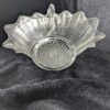 L.E. Smith Glass Basket | Vintage Clear Pressed Glass | Decorative Centerpiece | 15" wide Collectible Pressed Glass Basket - Image 8