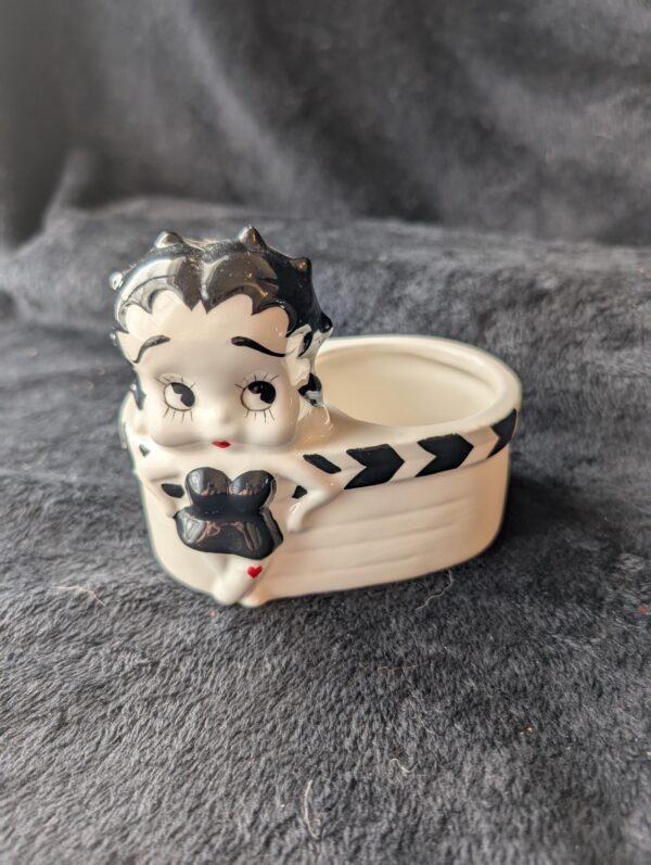Vintage Betty Boop Kitchen Sponge Holder | Retro Ceramic Decor