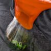 15-Inch Blenko Style Glass Vase | Vibrant Orange and Green Swirl | Mid-Century Art Glass Decor | Stunning Conversation Piece | Retro Decor - Image 10