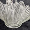 L.E. Smith Glass Basket | Vintage Clear Pressed Glass | Decorative Centerpiece | 15" wide Collectible Pressed Glass Basket - Image 4
