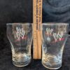 Set of 2 WWE Pilsner Glasses | 5-Inch World Wrestling Entertainment Logo Glassware | WWE Collectible Glassware | Wrestlemania - Image 3