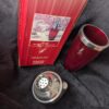 Two's Company Ruby Martini Shaker | Hand-Blown Glass with Stainless Steel | Vintage Barware | Stunning Collectible Barware - Image 4