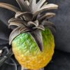 Vintage Andrea by Sadek Pineapple Lamp | Glass & Metal Table Lamp | New in Box | Retro Pineapple Lamp | Tropical or Coastal Decor Theme Lamp - Image 3