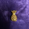 RARE: Gold-Tone Pineapple Pendant | Articulated Moving Fruit Charm | Retro Tropical Jewelry | Pineapple Enthusiast Pendant - Image 6