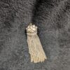 Vintage Silver Tone Tassel Pendant with Rhinestones - Retro Jewelry, Statement Necklace, Boho Chic Accessory, Unique Gift for Her - Image 4