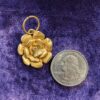 Set of 3 Rose Pendants - 2 Gold Tone, 1 Silver Tone Vintage Jewelry, Romantic Rose Pendants, Floral Pendant Collection - Image 8