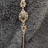 Vintage Sarah Coventry Silver-Tone Necklace | 37-Inch Chain with Black Faceted Beads | Elegant Retro Jewelry - Image 3