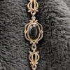 Vintage Sarah Coventry Silver-Tone Necklace | 37-Inch Chain with Black Faceted Beads | Elegant Retro Jewelry - Image 4