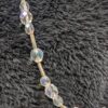 Vintage Aurora Borealis Crystal Bead Necklace | 19" Single Strand Faceted Beads | Elegant Retro Jewelry - Image 3