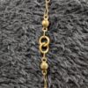 Vintage Bone-Style Horn Crescent Pendant Necklace | 36” Brass Chain | Boho Statement Jewelry with Ornate Brass Accents - Image 9