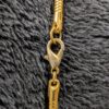 Vintage 30” Gold-Tone Hammered Oval Pendant Necklace | Warrior Medallion & Ornate Charms | Boho Statement Chain with Mixed Metals - Image 9