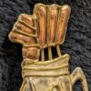 Vintage Handcrafted Golf Bag Brooch | Mixed Metal Copper, Gold & Silver Tone Pin – Unique Gift for Golf Lovers | A Hole-in-One Find! - Image 3