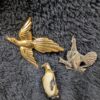 Vintage Pin Collection | Choice of Bird Trio or Angelic Gold-Tone Pins | Whimsical & Collectible Sets! - Image 7