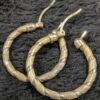 Vintage 925 Silver Earrings | Textured Hoop or Dainty Cross Dangles | Classic Sterling Jewelry | Timeless & Versatile Styles - Image 6