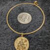 Vintage Anson Karatclad Gold Neptune Charm Bracelet | Mythological Bangle | Timeless Nautical Elegance - Image 6