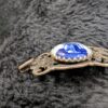 Vintage Holland Souvenir Bracelet | Delft Blue Porcelain & Filigree Metalwork | Dutch Charm Jewelry - Image 6