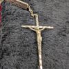 Vintage Italian Red Aurora Borealis Rosary & McVan Sterling Medal | Rare Catholic Prayer Beads | Spiritual Collectible - Image 2