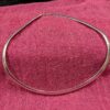 Vintage Italian Sterling Silver Omega Chain Necklace | Stamped 925 IJC | Sleek & Minimalist Design | Double Up for Bracelet - Image 7