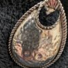 Vintage Silver-Tone Hammered Metal Collar Necklace | Bold Statement Pendant | Boho & Southwestern Chic - Image 2