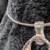 Vintage Silver-Tone Hammered Metal Collar Necklace | Bold Statement Pendant | Boho & Southwestern Chic - Image 3