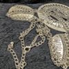 Vintage Tribal-Inspired Statement Necklace | Adjustable 22” Silver-Tone Multi-Disc Design | Boho & Bold - Image 7