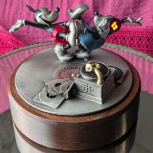 RARE Disney Mickey & Minnie "Jitterbugging" 'Sweethearts' Collection  | Chilmark Pewter  Figurine | 1994 Hudson Creek | First Series Issue