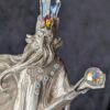 RARE "The Ice Wizard" by James Lane Casey | Perth Pewter Limited Edition 2056/2500 | Fantasy Sculpture | Crystals | Mythical Art Collectible - Image 2