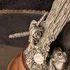 RARE "The Secret of the Haunted Tree" by John Dennett 1992 | Perth Pewter Limited Edition | Spooky Fantasy Sculpture with Crystals - Image 3