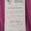Disney Chilmark Pewter "Getting Out the Vote" | Mickey Mouse Figurine 1996 | Hudson Creek The Lance Corporation Collectible - Image 9