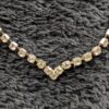 Choice of Vintage Rhinestone Necklaces | Double-Row Choker (11.5-15.5”) or Classic V-Shape (18”) | Elegant Sparkling Jewelry - Image 6