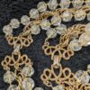 Vintage Sarah Coventry Three-Strand Clear Bead with Gold Chain Necklace & Bracelet Set | 18"-20" Necklace | 7" Bracelet - Image 8