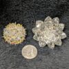 Choice of Vintage Rhinestone Brooches | Sparkling Aurora Borealis Dome or Mid-Century Crystal Flower Pin – Retro Glam at Its Finest! - Image 5