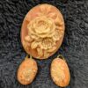 Vintage Brooch & Pendant Collection | Choice of Cameo, Floral set, or Sterling Silver and Jade Green Pin | Elegant and Timeless! - Image 2