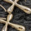 Vintage 925 Silver Earrings | Textured Hoop or Dainty Cross Dangles | Classic Sterling Jewelry | Timeless & Versatile Styles - Image 8