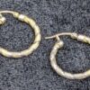 Vintage 925 Silver Earrings | Textured Hoop or Dainty Cross Dangles | Classic Sterling Jewelry | Timeless & Versatile Styles - Image 3
