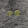 Vintage Green and Gold Pegasus Crest Jewelry Set | Lapel Pin & Matching Earrings | Status Collection on Card | Heraldic Mythical Style - Image 5