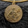 Vintage Anson Karatclad Gold Neptune Charm Bracelet | Mythological Bangle | Timeless Nautical Elegance - Image 2