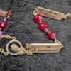 Vintage Italian Red Aurora Borealis Rosary & McVan Sterling Medal | Rare Catholic Prayer Beads | Spiritual Collectible - Image 4