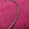Vintage Silver-Tone Hammered Metal Collar Necklace | Bold Statement Pendant | Boho & Southwestern Chic - Image 5