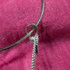 Vintage Silver-Tone Hammered Metal Collar Necklace | Bold Statement Pendant | Boho & Southwestern Chic - Image 6
