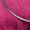 Vintage 925 Sterling Silver Collar Necklace with Bold Silver-Tone Pendant | Mid-Century Modern Statement Jewelry - Image 5