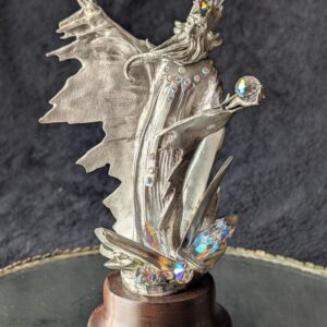 RARE "The Ice Wizard" by James Lane Casey | Perth Pewter Limited Edition 2056/2500 | Fantasy Sculpture | Crystals | Mythical Art Collectible